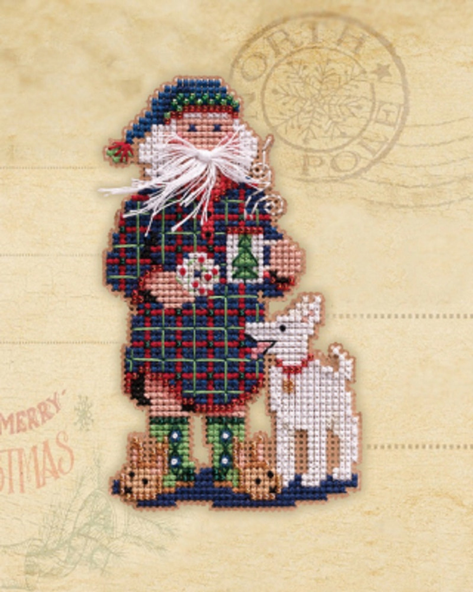 Christmas Morning Mill Hill Christmas Day Santas Cross Etsy