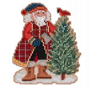 Scotch Pine Santa - Mill Hill - Timberline Santas - Cross Stitch Kit