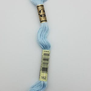 DMC 162 - 6-Strand Floss - Blue Ultra Very Light
