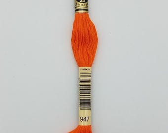 DMC 947 - 6-Strand Floss - Burnt Orange