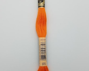 DMC 970 - 6-Strand Floss - Pumpkin Light