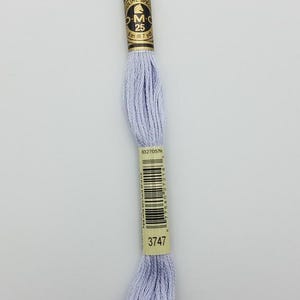 DMC 3747 - 6-Strand Floss - Blue Violet Very Light