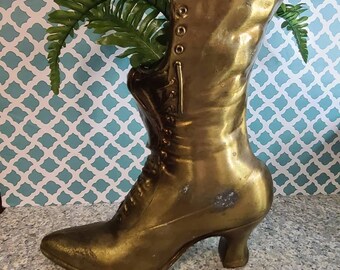 LUCKY OLD BOOT 5983 vintage heavy brass casting 