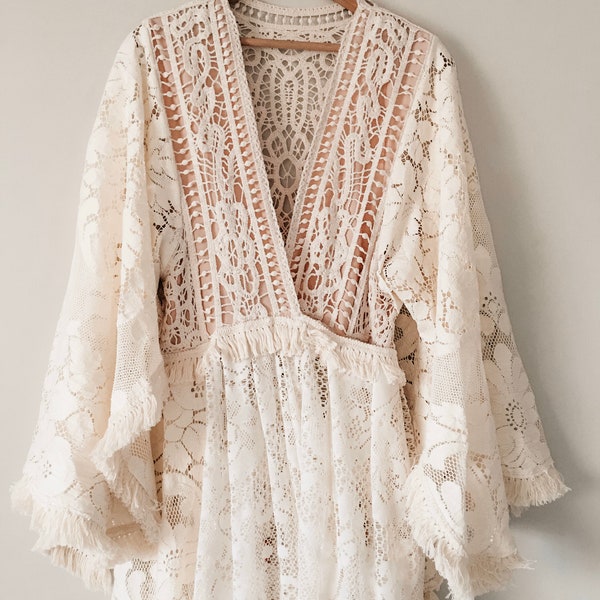 Paisley~Kate Wrap Kimono Gown