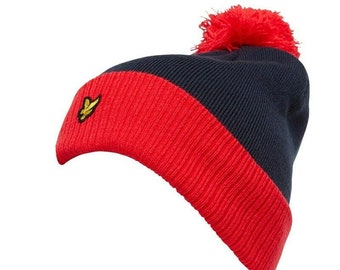 lyle and scott bobble hat