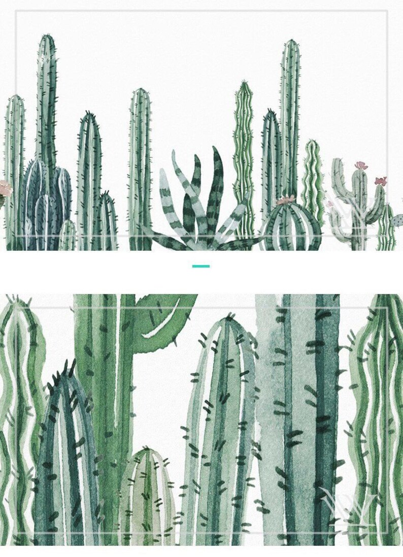 Eucalyptus Extra Large Wall Art Cactus Wall Art Greenery Etsy
