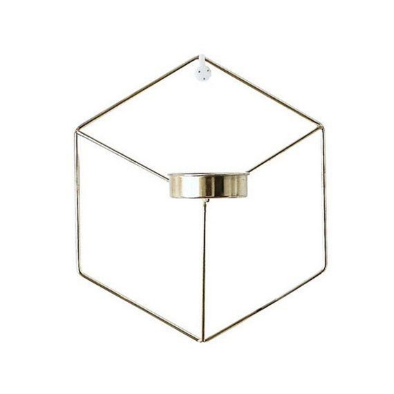 Geometric Wall Art Tea Light Holder / Wall Hangings Hanging Etsy UK