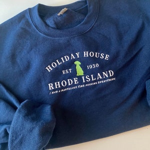 Holiday House Folklore Embroidered Crewneck | Swift Sweatshirt | Last Great American Dynasty Taylor Merch |  Marvelous time TS Eras Tour