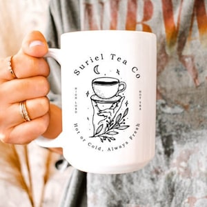 Suriel Tea Co ACOTAR Mug Bookish Coffee Mug SJM Book Lover Gift Coffee ...