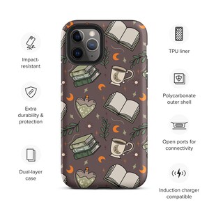 bookish Witch cozy cottagecore phone case