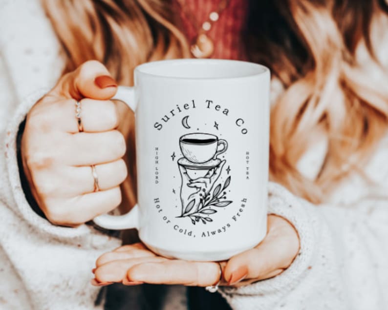 Suriel Tea Co ACOTAR Mug Bookish Coffee Mug SJM Book Lover - Etsy
