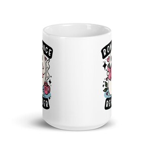 Romance Reader Ghost Mug | Spooky Cute Bookish Mug | Ghostie Coffee Cup | Fall Halloween Lover | Reader Gifts