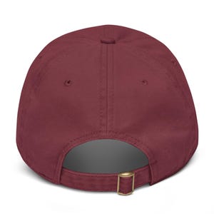 Garment washed baseball cap