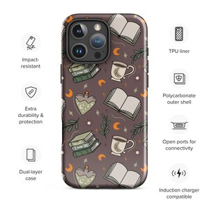 bookish Witch cozy cottagecore phone case