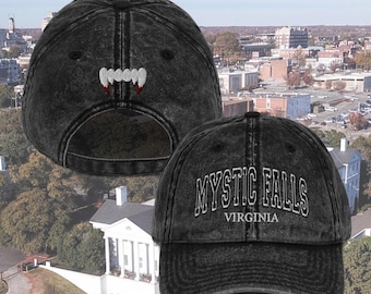 Gorra bordada Mystic Fall / Merchandising de Vampire Fan