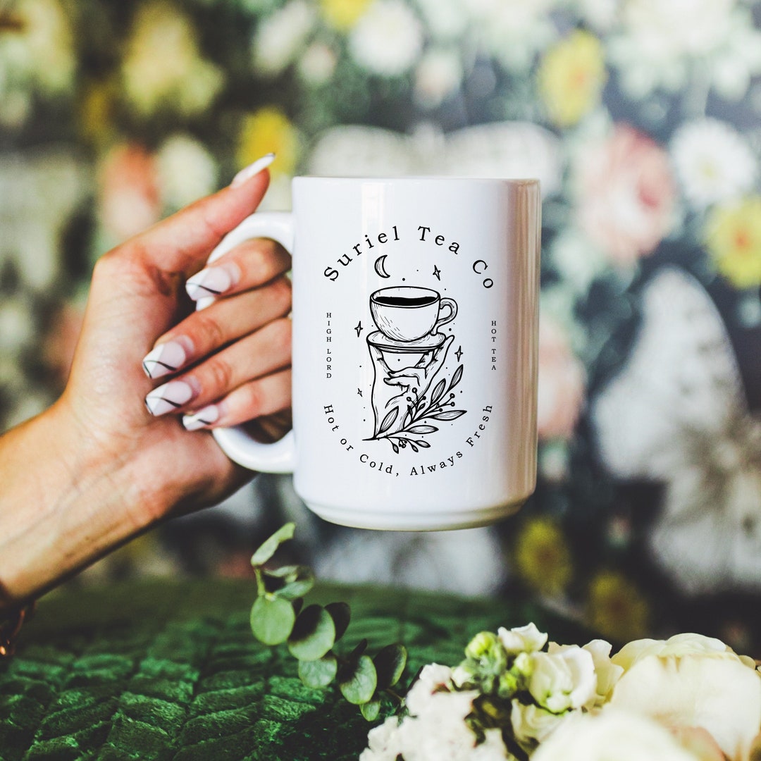 Suriel Tea Co ACOTAR Mug Bookish Coffee Mug SJM Book Lover Gift Coffee ...