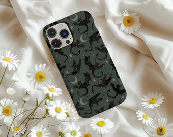 Dragon Rider Fantasy Bookish iPhone Case GREEN, Romantacy Reader Gifts