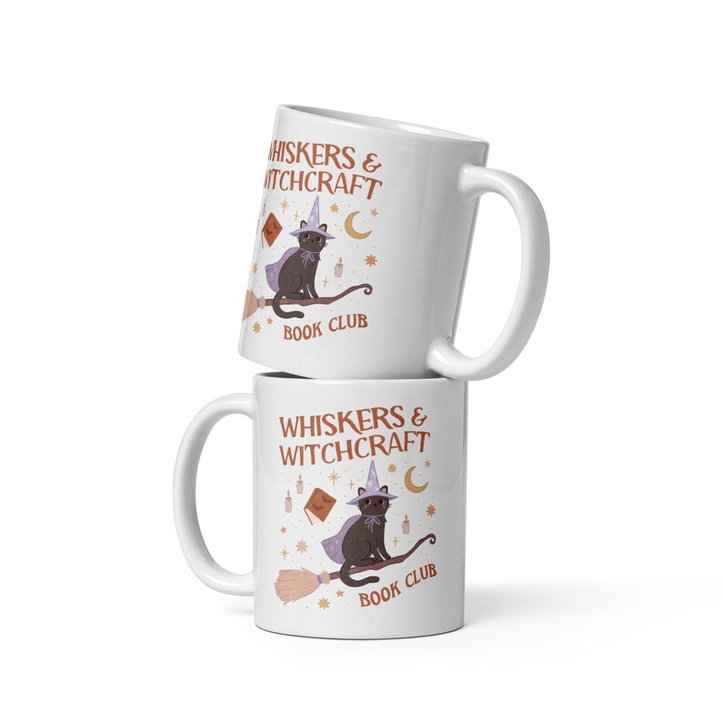 White glossy mug