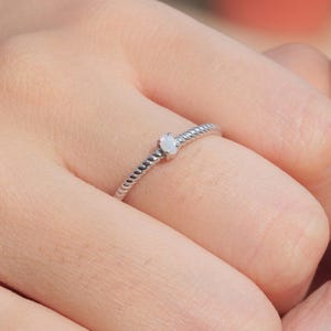 Opal Silver Ring, Silver Ring, Australian Opal Ring, Ring For Women