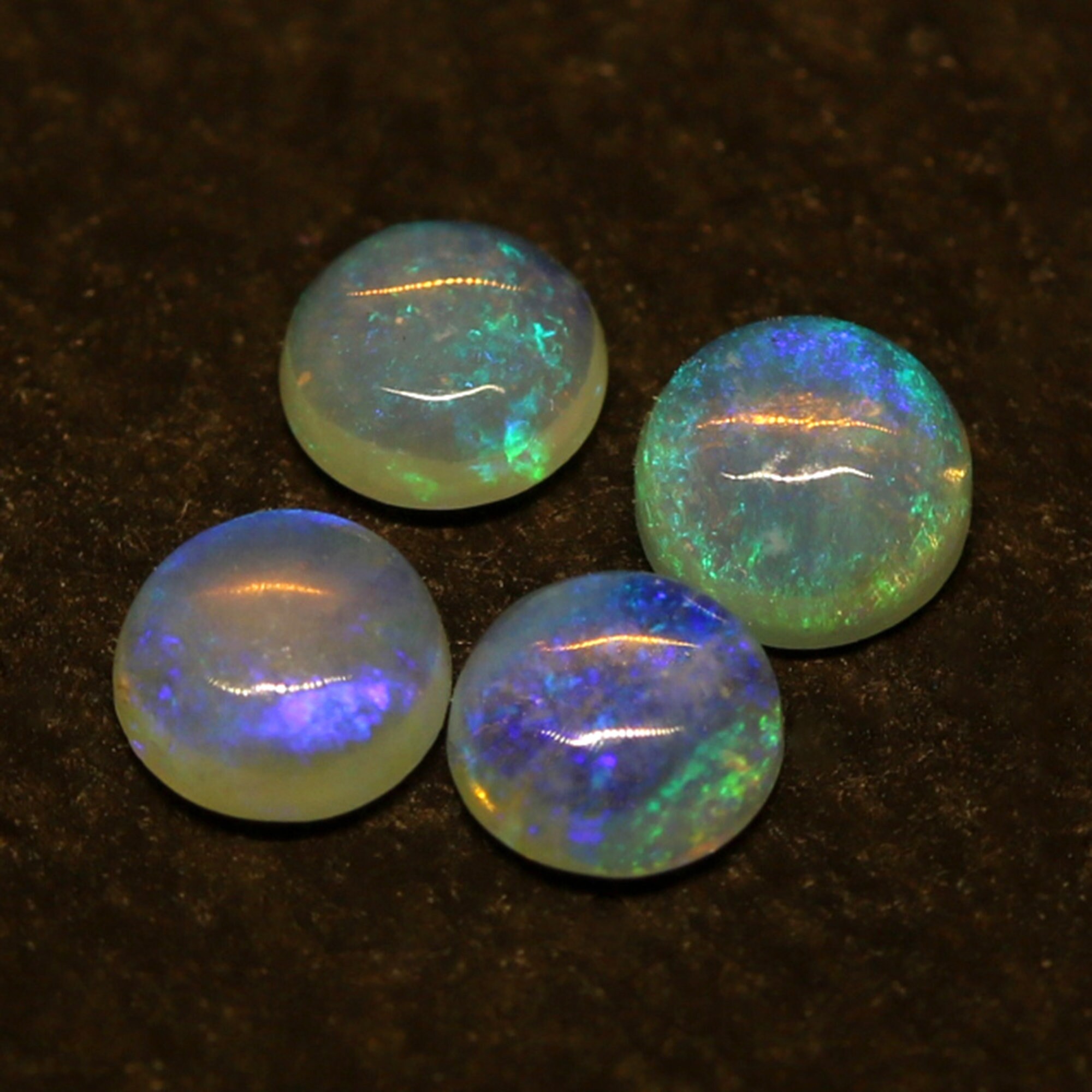 Rainbow Fire Opal Certified Opal Gemstone Australian Opal Etsy