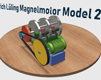 Mike Brady Magnetmotor Freie Energie 3D Modell STL STEP DWG3D Druck 2020