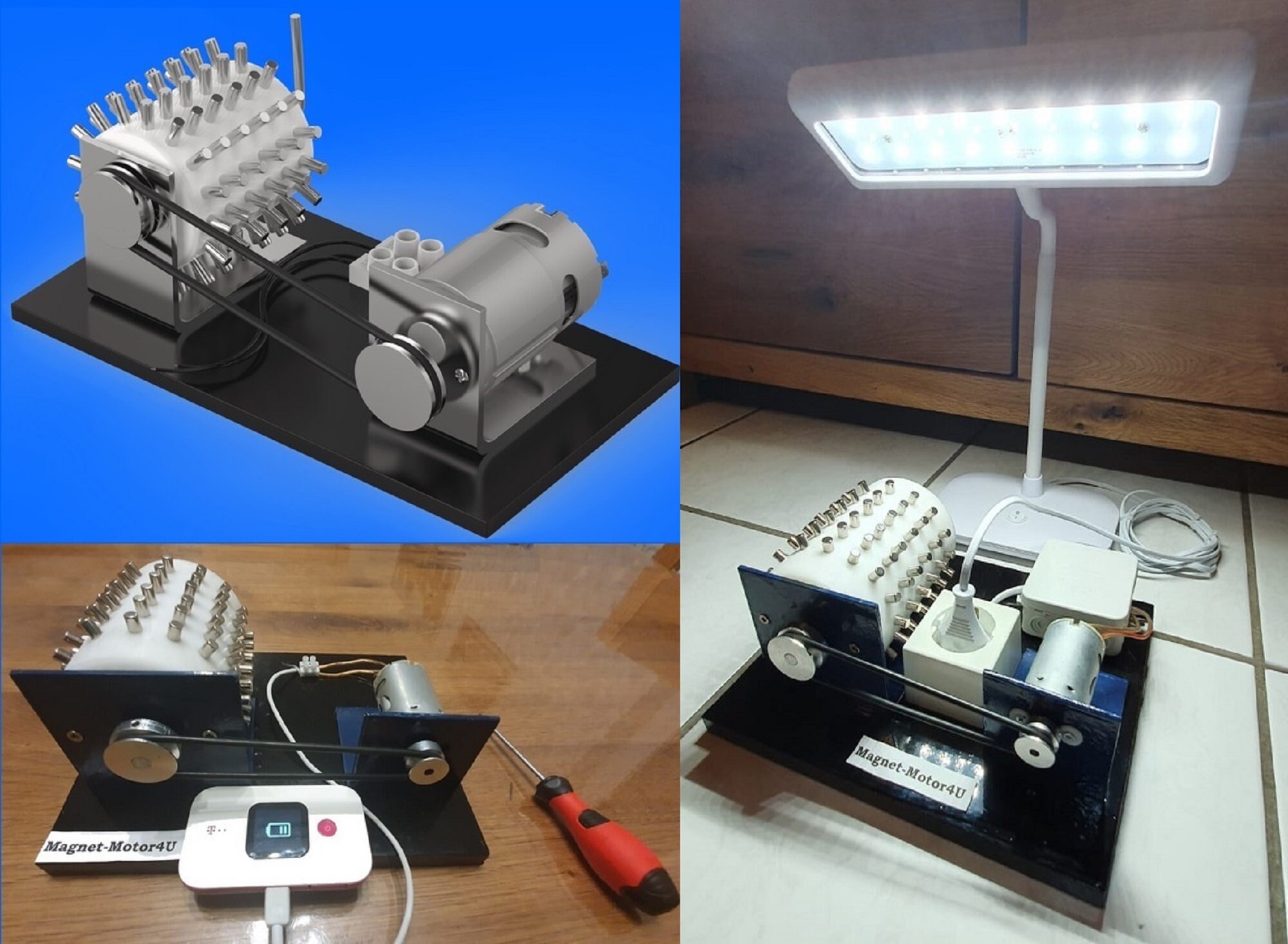 Kaarsen exegese Voorbeeld Magneetmotor vrije energiegenerator 3D Model STL STEP DIY | Etsy Nederland