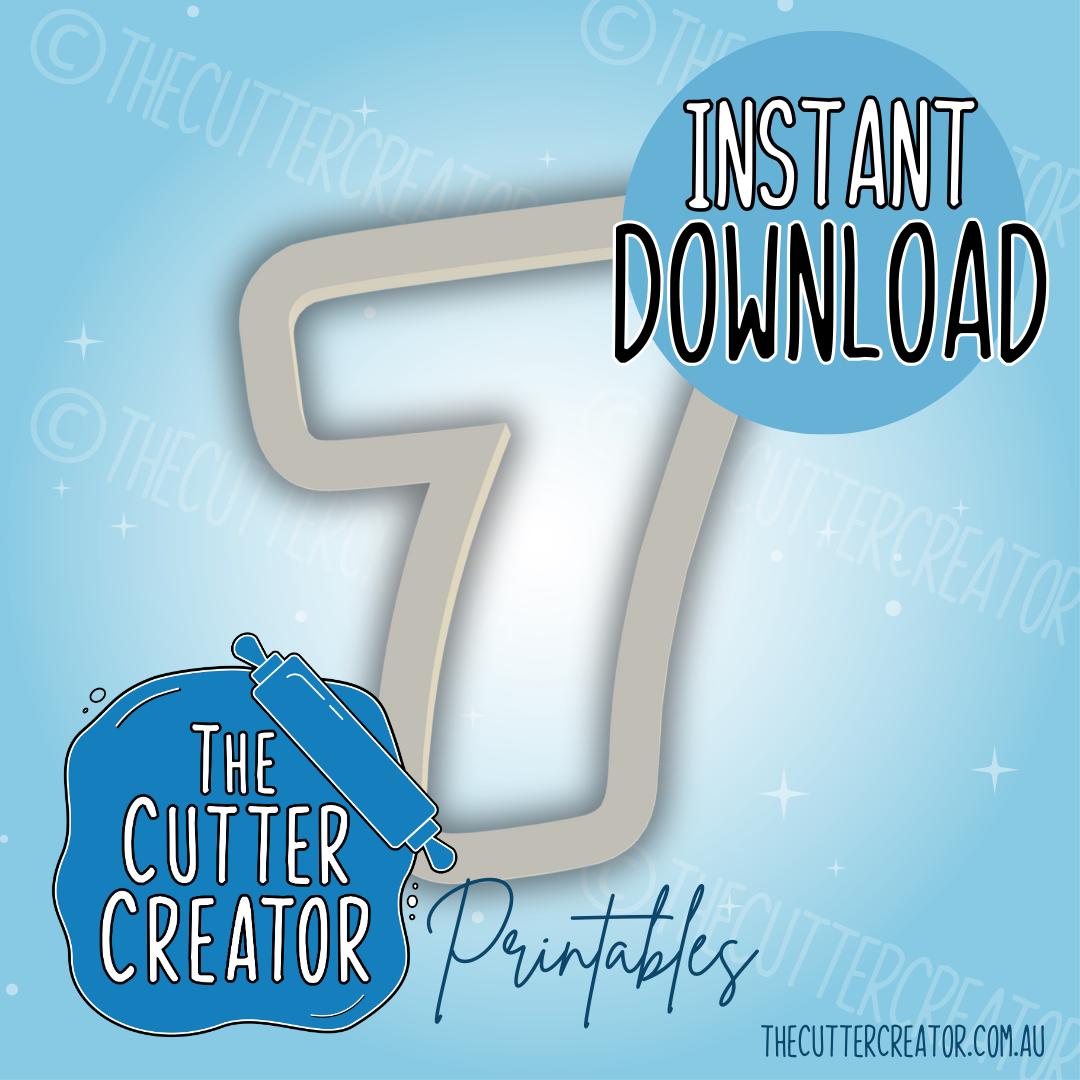 Number 7 Cookies - Etsy