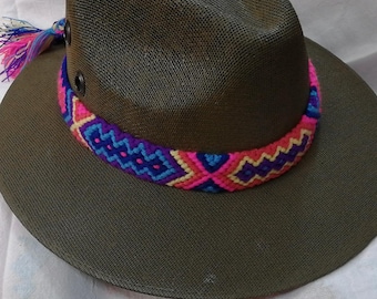 Hand Woven Mexican Hat Band/Head Band