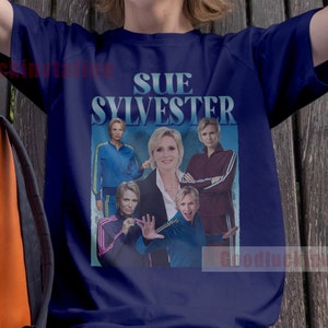Sue Sylvester Shirt Sue Sylvester T-shirt Unisex Cotton Vintage 90&#39;s Graphic Tee Unisex Crewneck Shirt