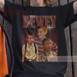 Dewey Shirt Dewey T-shirt Unisex Cotton Vintage 90&#39;s Graphic Tee Unisex Crewneck Shirt