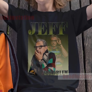 Jeff Goldblum Shirt Jeff Goldblum T-shirt Unisex Cotton Vintage 90&#39;s Graphic Tee Unisex Crewneck Shirt