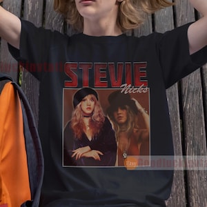 Stevie Nicks Shirt T-shirt Unisex Cotton Vintage 90&#39;s Graphic Tee Unisex Crewneck Shirt