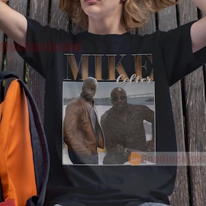 Mike Colter Shirt T-shirt Unisex Cotton Vintage 90&#39;s Graphic Tee Unisex Crewneck Shirt