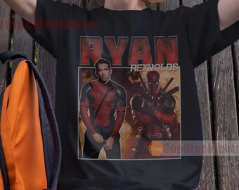Ryan Reynolds Shirt T-shirt Unisexe Coton vintage 90's Graphic Tee Unisex Crewneck Shirt