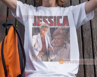 Jessica Fletcher Shirt T-shirt Unisex Cotton Vintage 90's Graphic Tee Unisex Crewneck Shirt