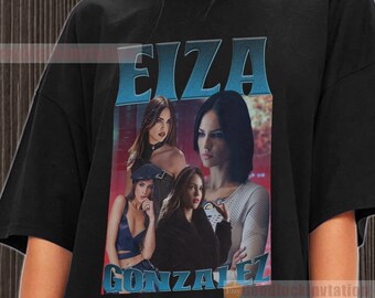 Eiza González Shirt Eiza GonzalezT-shirt Unisex Cotton Vintage 90's Graphic Tee Unisex Crewneck Shirt