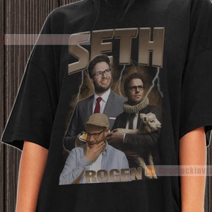 Seth Rogen Shirt T-shirt Unisex Cotton Vintage 90's Graphic Tee Maglietta girocollo unisex