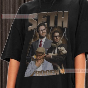 Seth Rogen Shirt Design Retro Style Cool Fan Art T-shirt 90s Poster 358 Tee  -  Canada