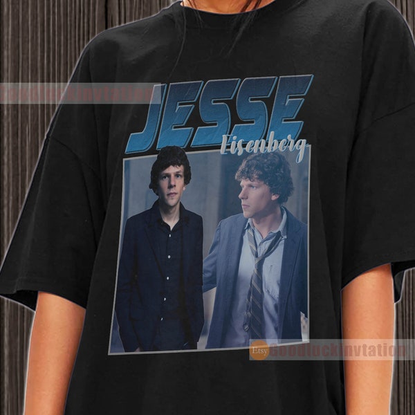 Jesse Eisenberg Shirt T-shirt Unisex Cotton Vintage 90's Graphic Tee Unisex Crewneck Shirt
