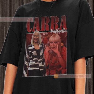 Raffaella Carrà Shirt Raffaella Carra T-shirt Unisex Cotton Vintage 90&#39;s Graphic Tee Unisex Crewneck Shirt