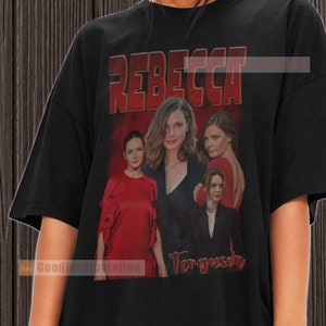 Rebecca Ferguson Shirt T-shirt Unisex Cotton Vintage 90&#39;s Graphic Tee Unisex Crewneck Shirt