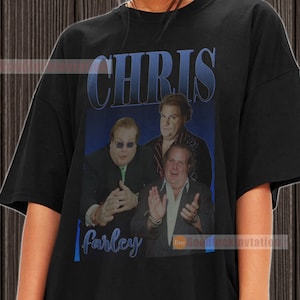 Chris Farley Shirt T-shirt Unisex Cotton Vintage 90&#39;s Graphic Tee Unisex Crewneck Shirt
