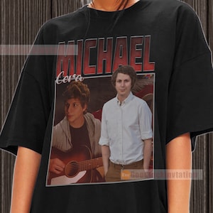 Michael Cera Shirt T-shirt Unisex Cotton Vintage 90's Graphic Tee Unisex Crewneck Shirt