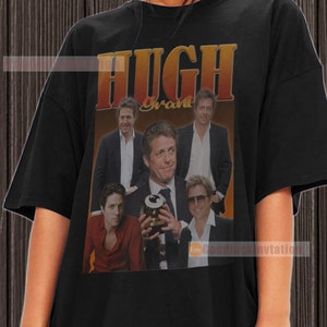 Hugh Grant Shirt T-shirt Unisex Cotton Vintage 90&#39;s Graphic Tee Unisex Crewneck Shirt