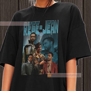 Regé-Jean Page Shirt T-shirt Unisex Cotton Vintage 90's Graphic Tee Unisex Crewneck Shirt