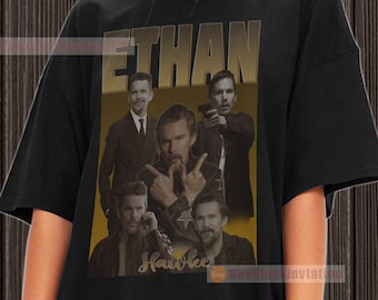 Ethan Hawke Shirt T-shirt Unisex Cotton Vintage 90's Graphic Tee Unisex Crewneck Shirt