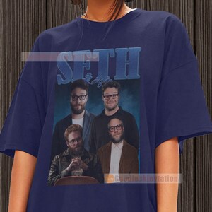 Seth Rogen Shirt T-shirt Unisex Cotton Vintage 90's Graphic Tee Maglietta girocollo unisex