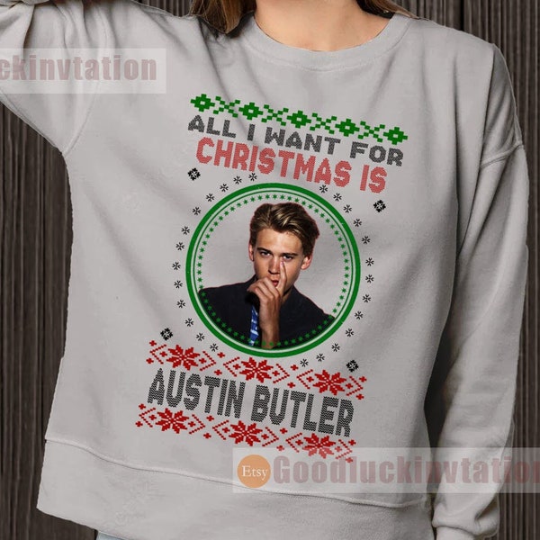 Austin Butler Sweater, Austin Butler Hoodie, Sweatshirt Shirt T-shirt Unisex Cotton Vintage 90's Graphic Tee Unisex Crewneck Shirt