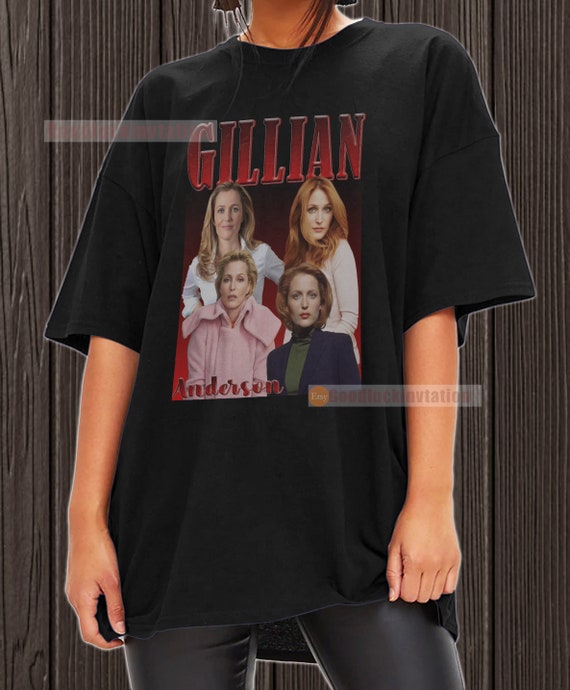 Gillian Anderson Shirt T shirt Unisex Cotton Vintage 90 s Graphic Tee Unisex Crewneck Shirt Etsy Canada