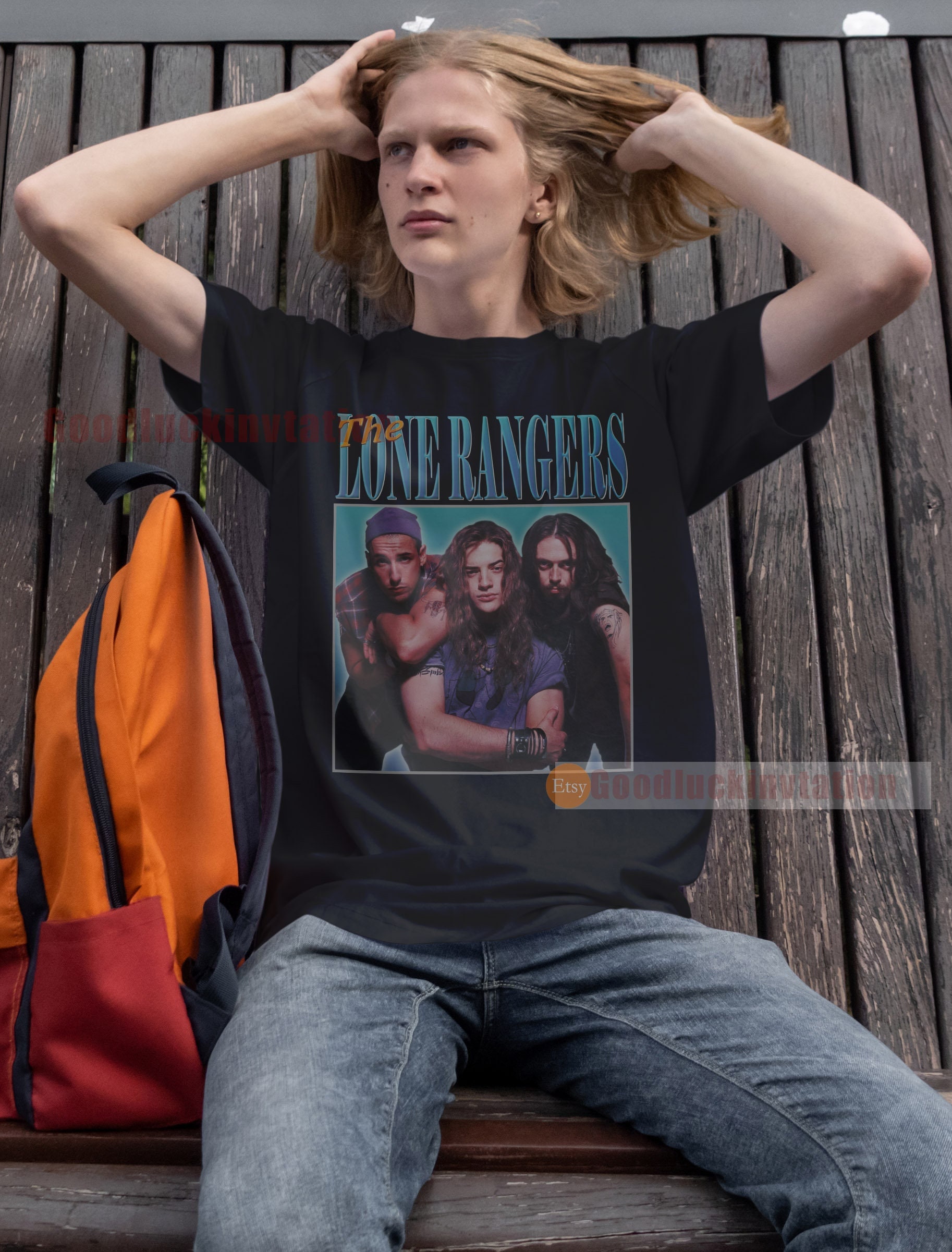 Lone Ranger Premium Tee XL / Coal